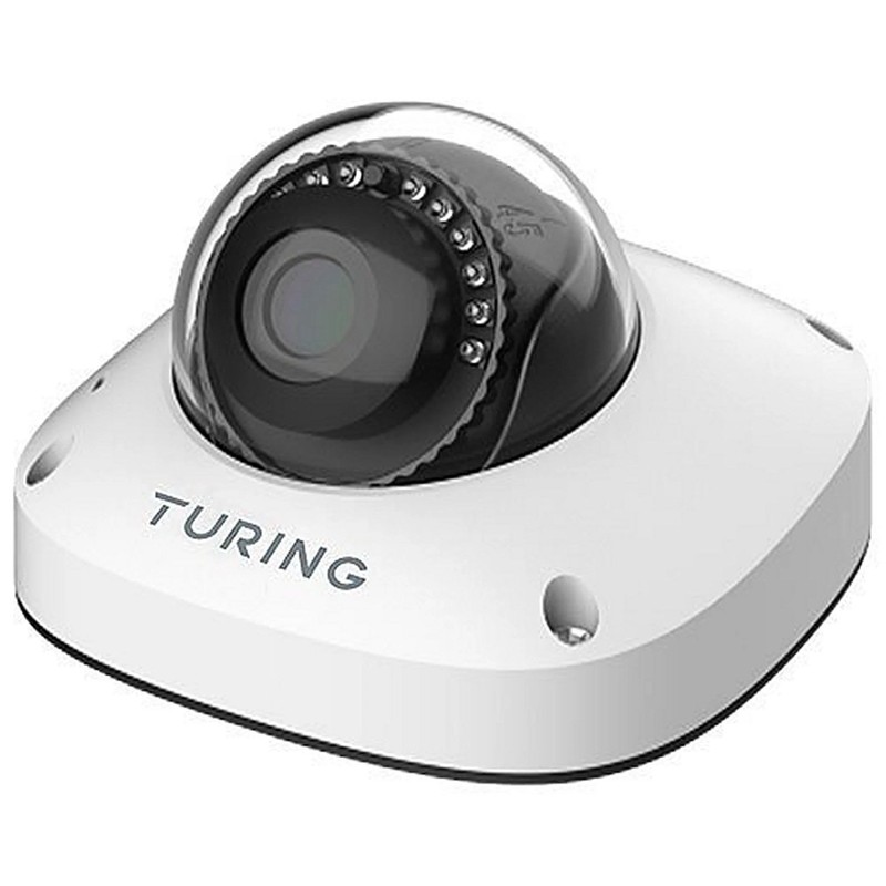 Turing Video TI-NCD04A28 ADVANTAGE Series 4MP IR Mini Dome IP Camera, 2.8mm Lens
