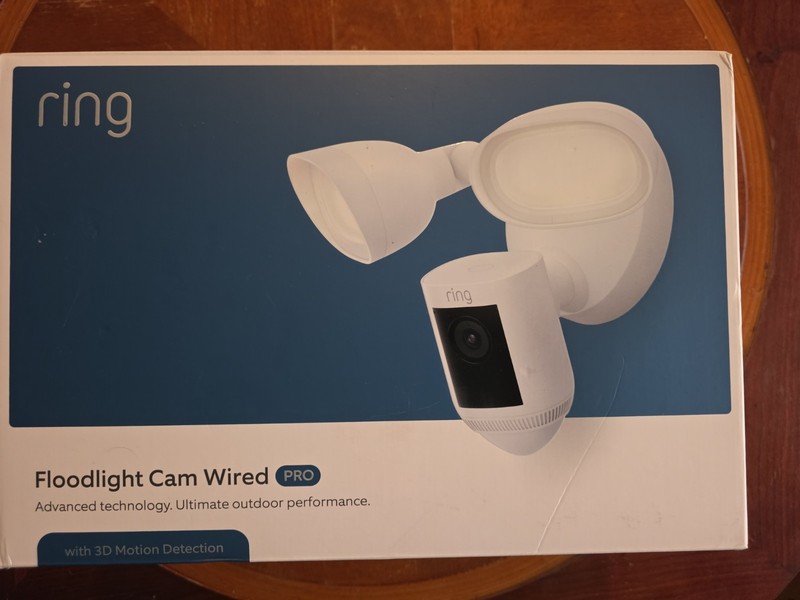 Ring Floodlight Cam Wired Pro White
