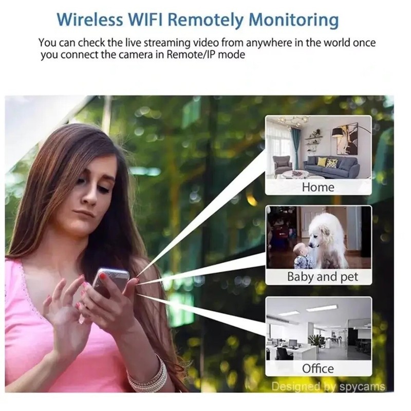 1080P HD Mini Camera WiFi Baby Monitor Indoor Safety Security Surveillance Night gallery