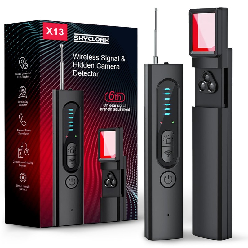 Hidden Camera Detectors – 2026 Portable Hidden Camera Detector & Bug Detector…
