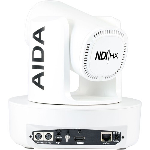 AIDA 4K NDI|HX IP/HDMI Conference PTZ Camera with 12x Optical Zoom (White) gallery