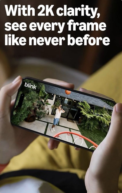 Blink Outdoor 4 2K+ (newest model) Wireless 3 Camera Smart Security System Black gallery
