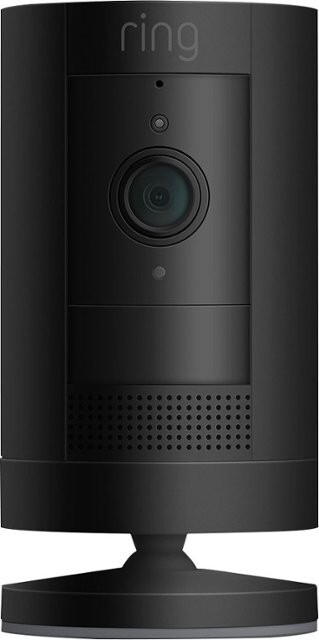 Ring – Stick Up Indoor/Outdoor Wire Free 1080p Security Camera – Black