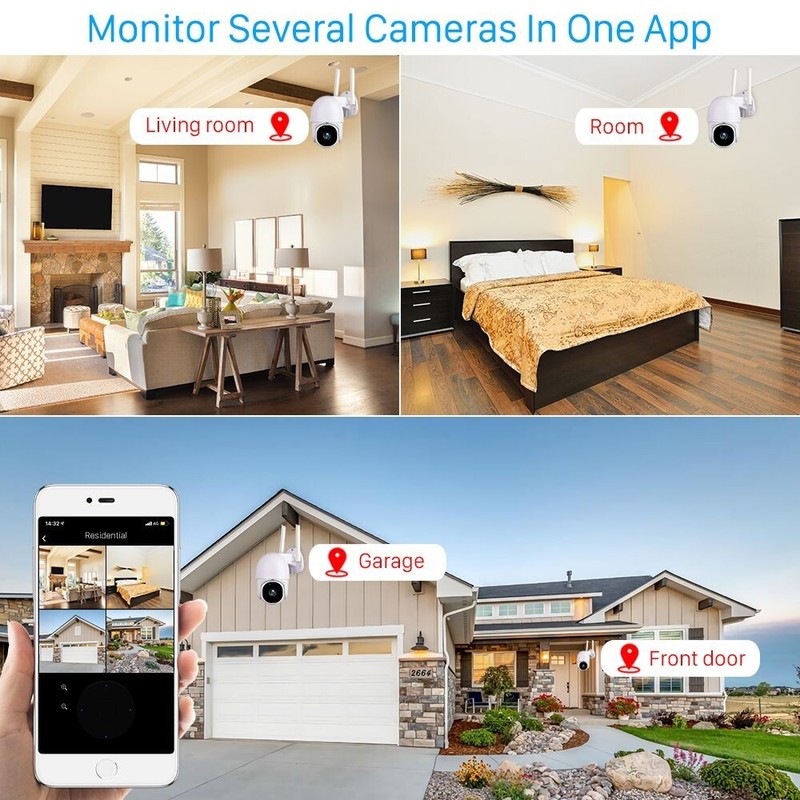 5MP Mini Wireless Security IP Camera Outdoor Home CCTV Surveillance Wifi Camera gallery