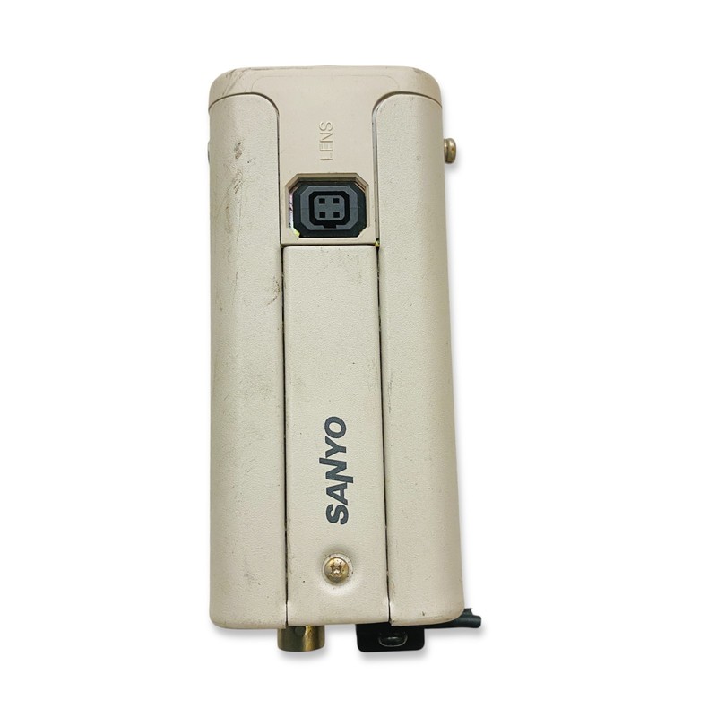 Sanyo VCB-3512T B/W Monochrome CCD Industrial Camera 12V DC – Made in Japan