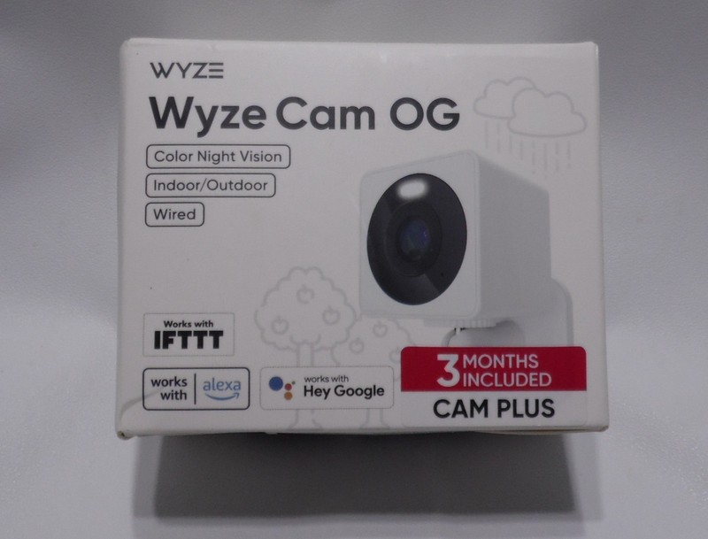 WYZE Cam OG 1080p HD Wi-Fi Security Camera – Indoor/Outdoor, Color Night