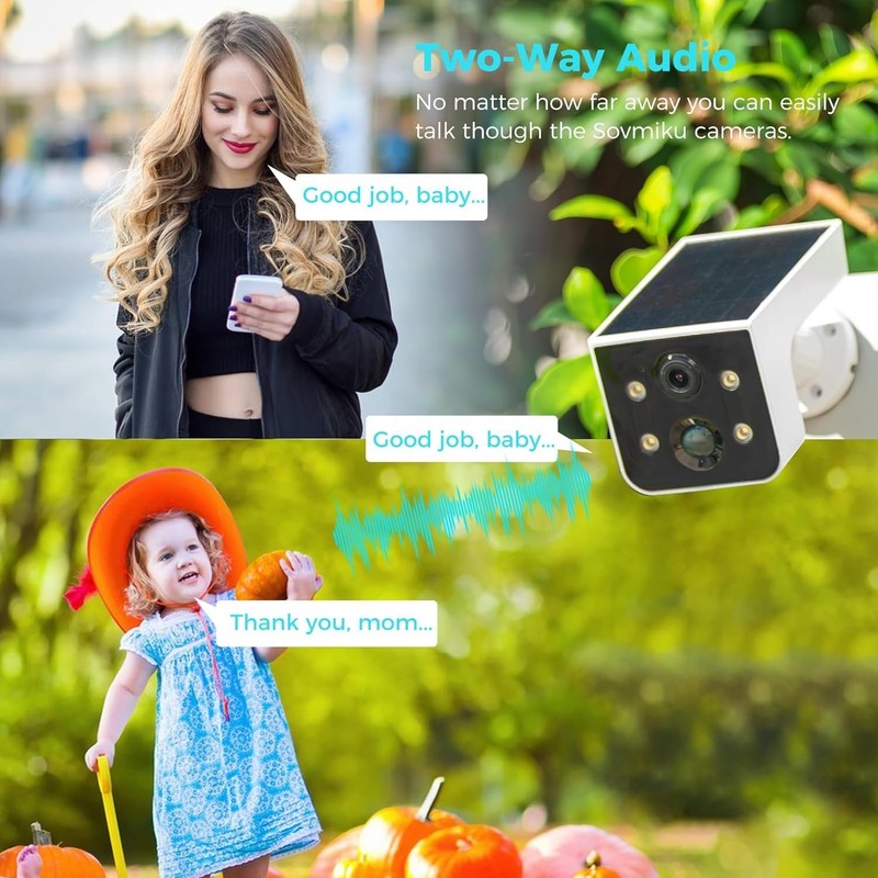 Advanced 2K Solar Security Camera System with Motion Detection & Easy Setup gallery