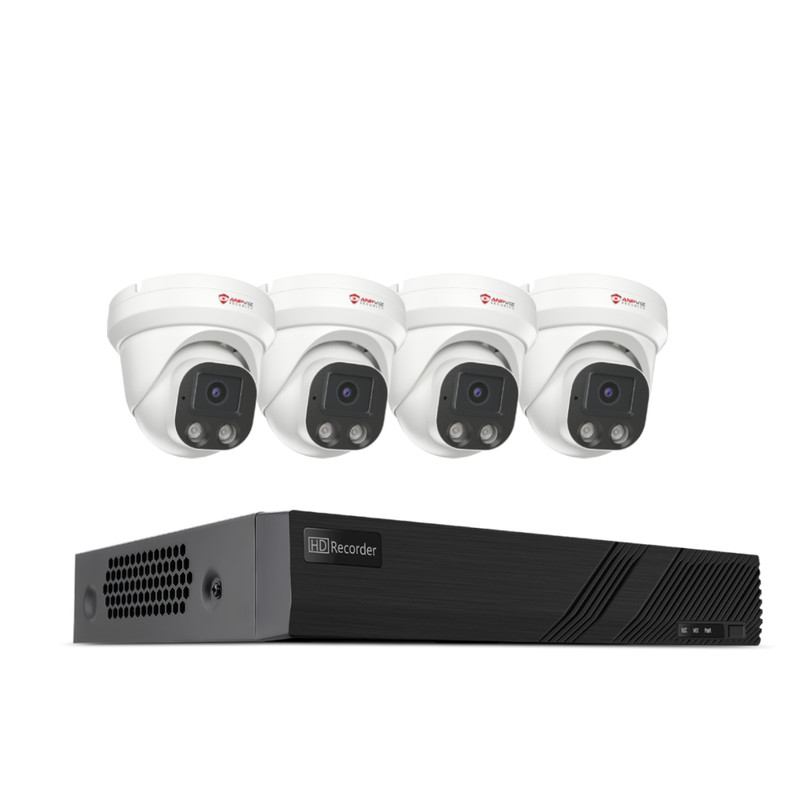 Anpviz 8MP 8CH NVR 5MP POE IP Outdoor Security Camera System Smart Night Vision