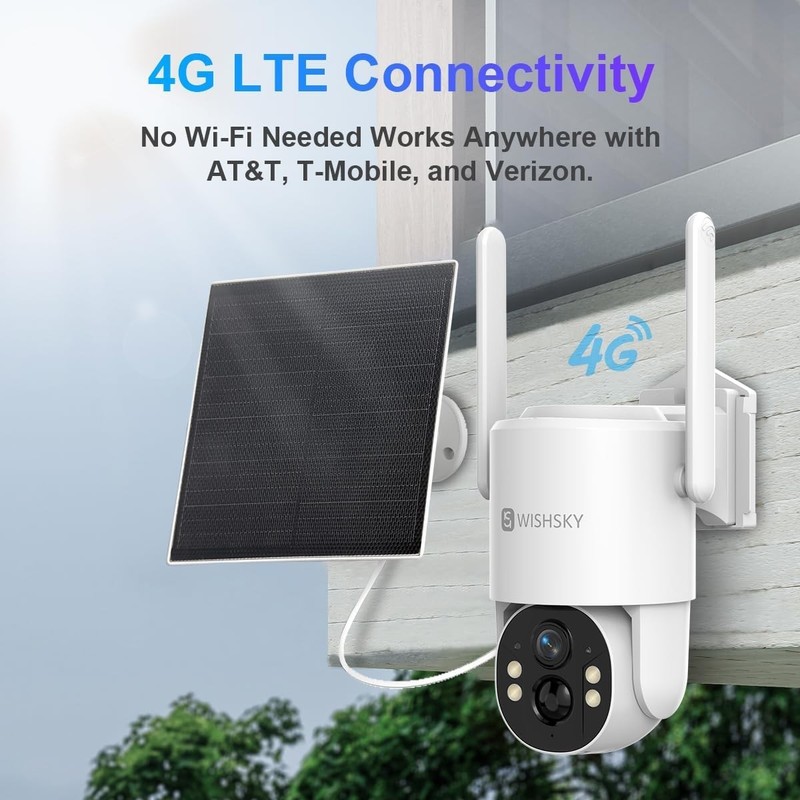 4G LTE Cellular Security Camera Wireless Outdoor Solar Charging *SHIPS TODAY* gallery