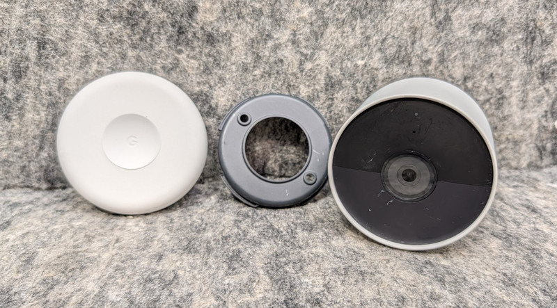 Google Nest SmartCam G3AL9 1080p Wi-Fi Battery Security Cam White Outdoor