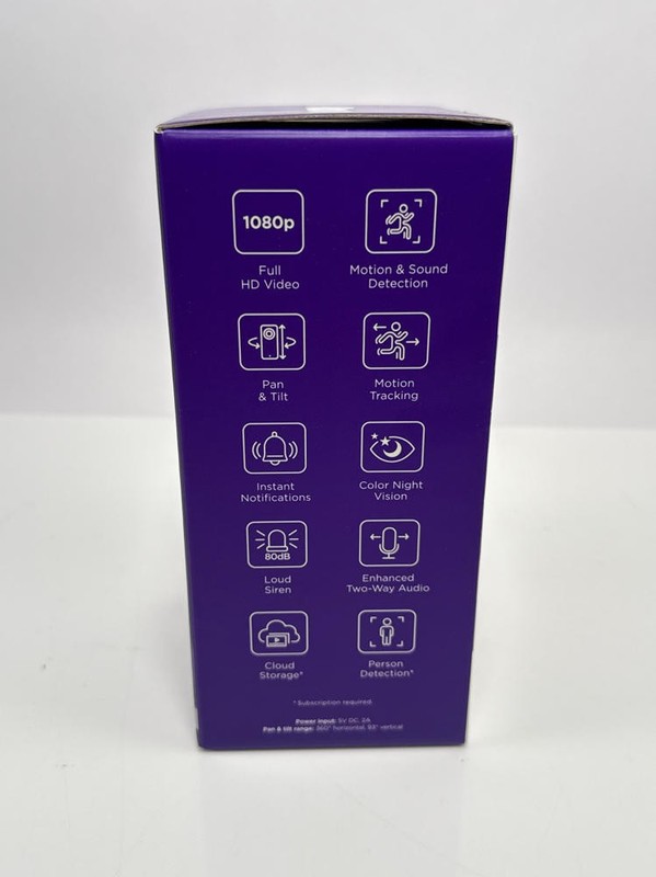 Roku Indoor Camera 360 Pan Tilt 1080p HD Color Night Vision Smart Cam gallery