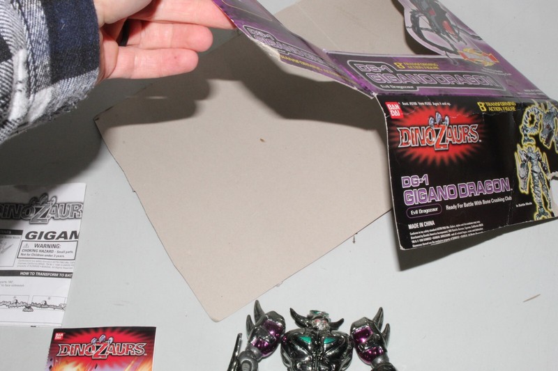 1998 Bandai DinoZaurs Evil Dragozaur Gigano Dragon compelte with instuctions gallery