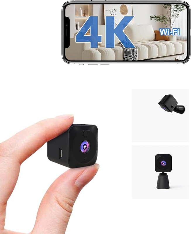 Compact Wireless Indoor Security Camera with App Control & Cloud Storage Support gallery