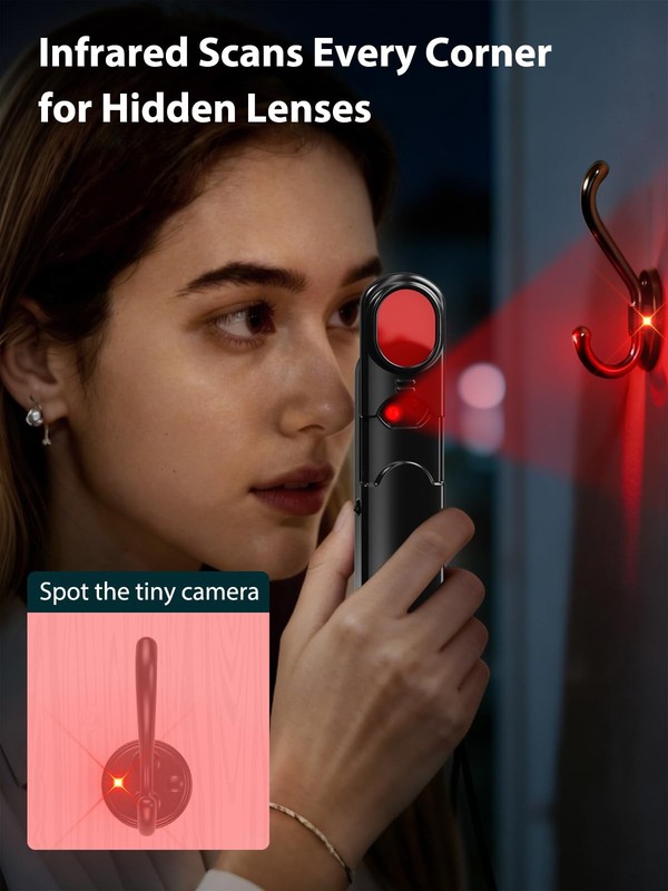 Detectors,Pin-Hole Finder,Wireless detector, Anti-Spy Alarm and Bug Detector,... gallery