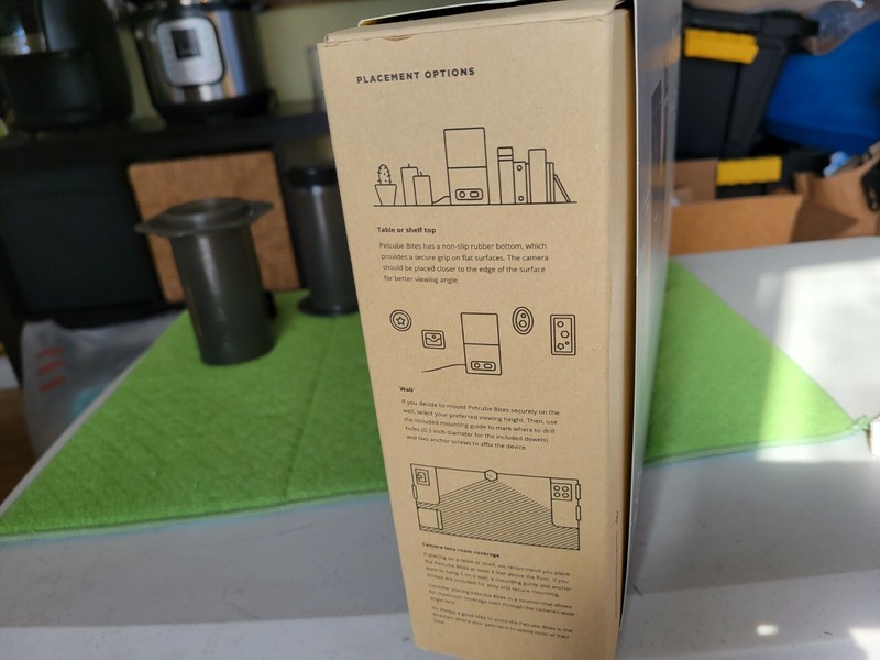 Petcube Bites Interactive Wi-Fi Pet Camera and Treat Dispenser - Black gallery