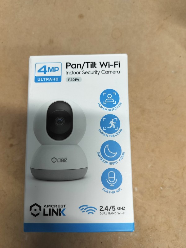 Amcrest 4MP ProHD Indoor WiFi Security IP Camera Pan/Tilt Two-Way Audio