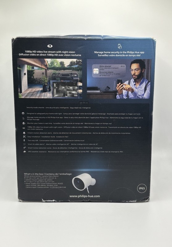 Philips Hue Secure Wired Smart Home Security Camera White gallery