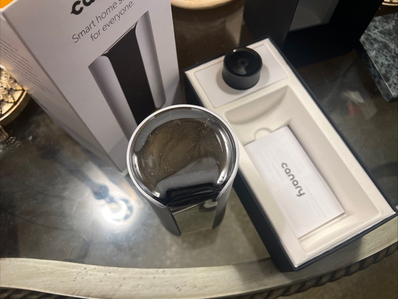Canary Indoor Security Camera 1080P HD Silver, WiFi & Ethernet, Used, Excellent gallery