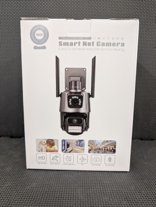 V380 Smart Net Dual-lens Outdoor Security Camera