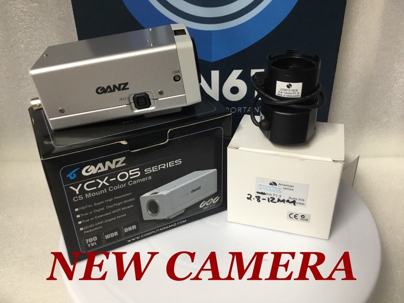 GANZ YCX-05 Security Color Camera W/2.8-12mm 700TVL True WDR True Day/Night NEW! gallery