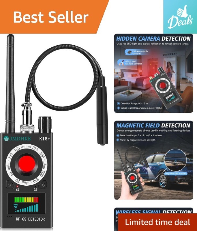 Comprehensive K18+ Hidden Camera Detector for Home, Office, and Travel Security