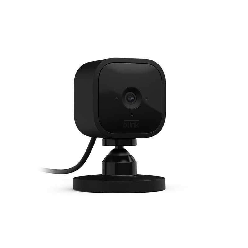Blink Mini Indoor Smart Security HD Plug-in Camera WiFi Alexa Night Vision Black