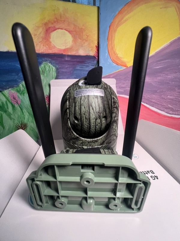 NEW SEHMUA S40 4G 2K Black Cellular Solar Security Camera No WiFi - camo NEW gallery