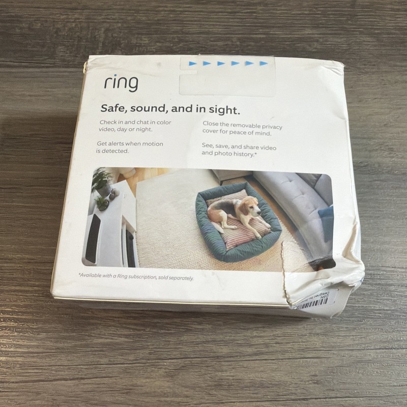 Ring Security Wifi Video Camera With Privacy Cover and Night Vision in Black gallery