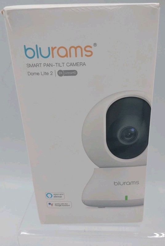 Blurams Security Camera 2K Indoor 360° Pet Home Security Phone App Alexa Google