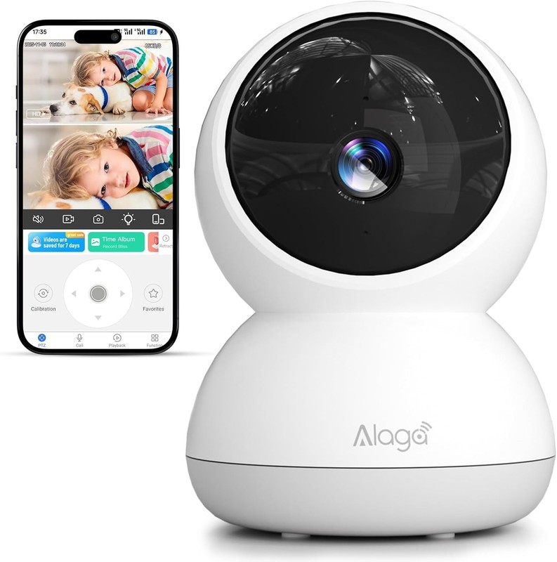 360° Pan/Tilt Indoor Camera with HD Video & Smart AI Detection for Home Security gallery