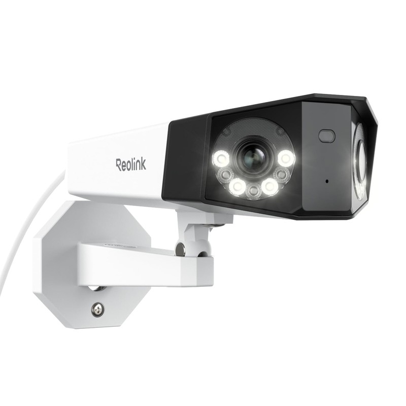 4K PoE Security Camera System, Home Outdoor IP Camera in 180 Degree Viewing A…