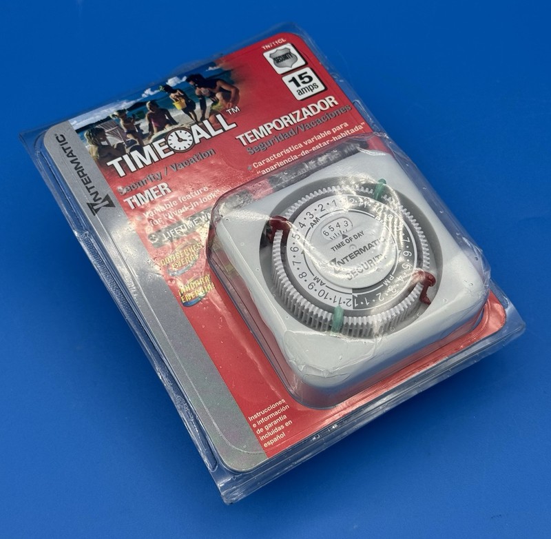 NOS TimeAll Security/Vacation Timer, Conserves Energy Intermatic New In Package