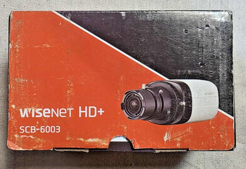 Samesung Hanwha Techwin SCB-6003 1080p Full HD Analog Box Camera, Day/Night, WDR