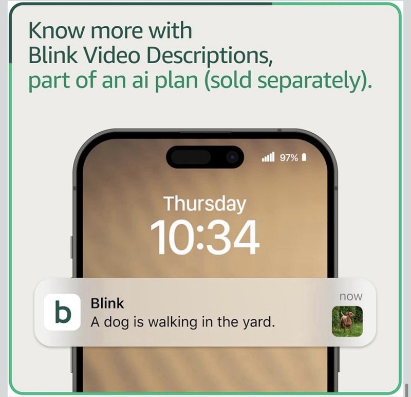 Blink Mini White Indoor Plug-In Live HD Smart Security Camera (New in Box) gallery