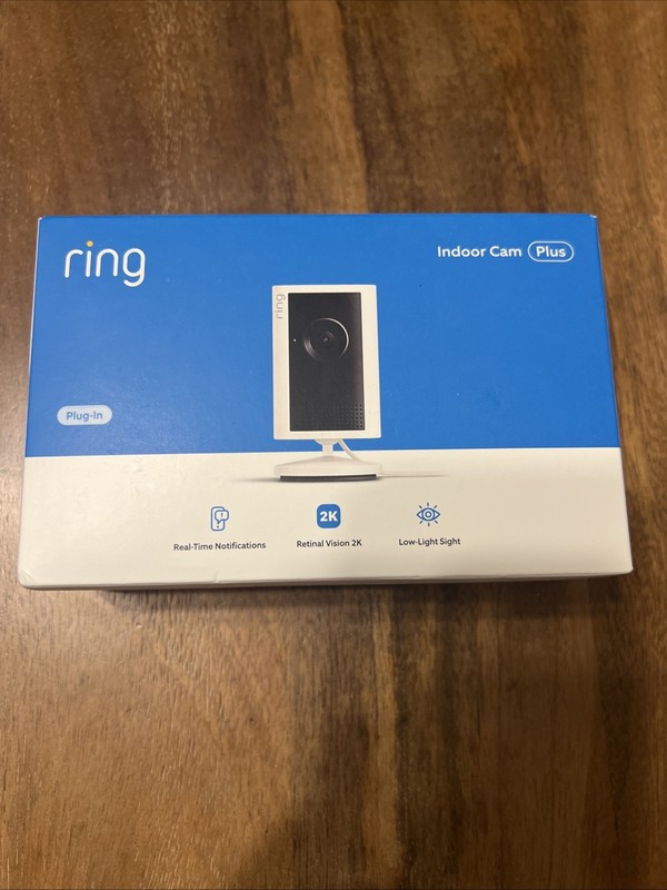Newest model Ring Indoor Cam (2nd Gen) Home Security Camera White new Sealed