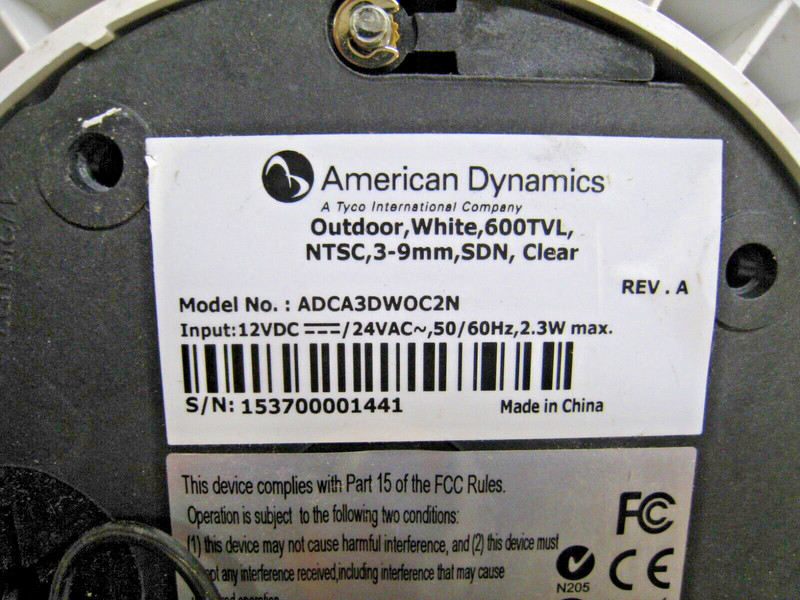 American Dynamics Illustra Flex Indoor Mini Dome Camera P/N: ADCA3D70C2N gallery
