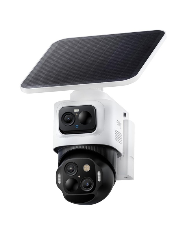 eufy Security eufyCam S4,4K Solar Camera Wireless Outdoor, Triple Lens Bullet…