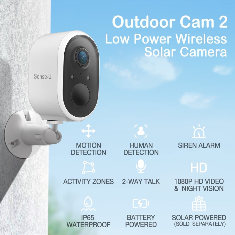Outdoor Wireless Security Camera w/HD Video-No Monthly/Rechargeable/Motion/Night gallery