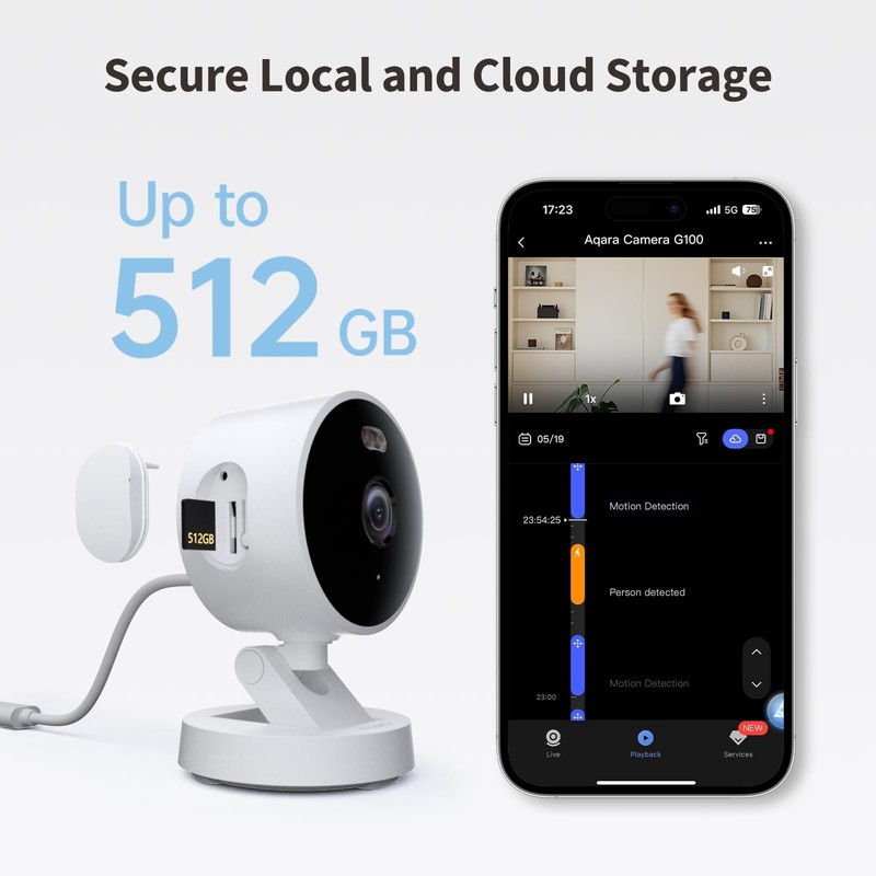 2K Indoor/Outdoor Security Camera - HomeKit, 2-Way Audio, Night Vision, AI Detec gallery