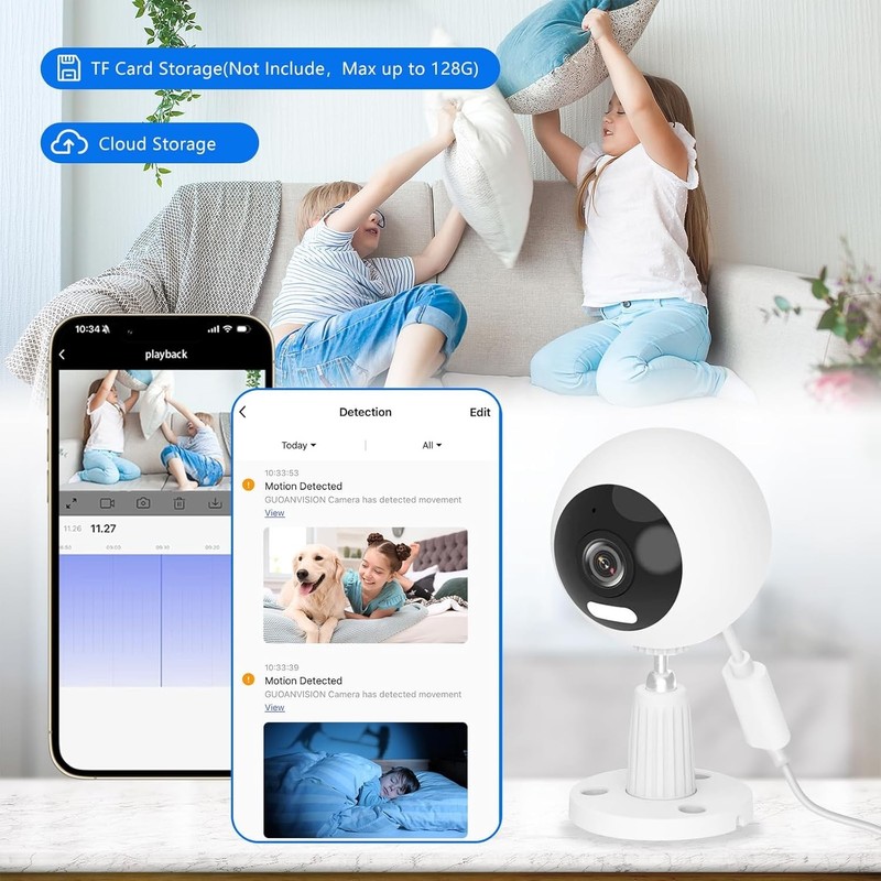 5G Security Camera with Waterproof & Color Night Vision for Home Safety gallery