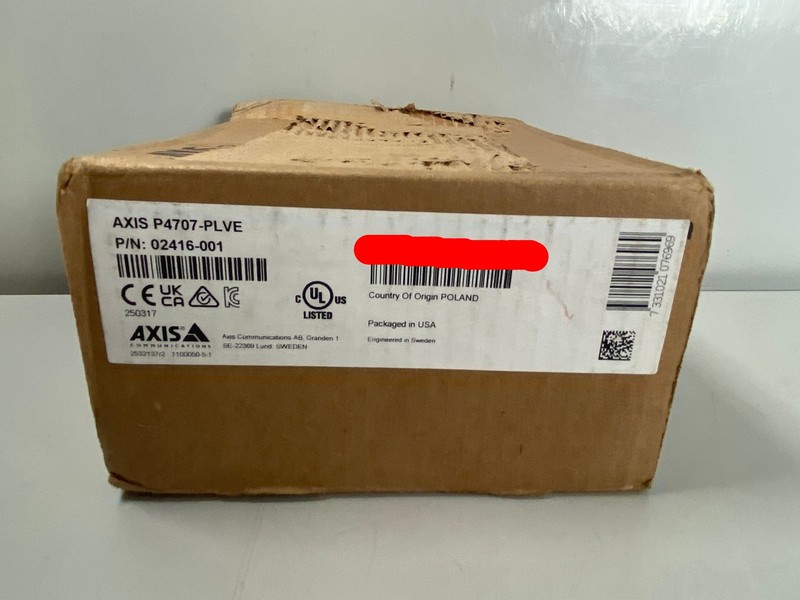 Axis Communications P4707-PLVE 5MP Outdoor Dual-Sensor Network Dome Camera gallery