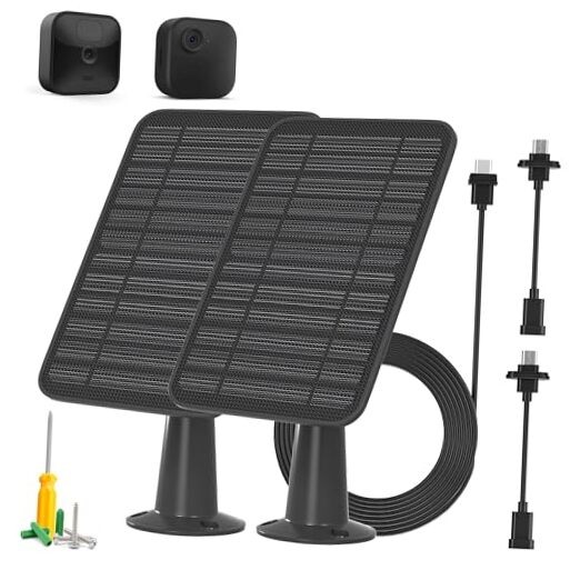 5W Solar Panel Compatible with Blink Outdoor for Blink 4th Gen & 3rd Gen-2 Pack