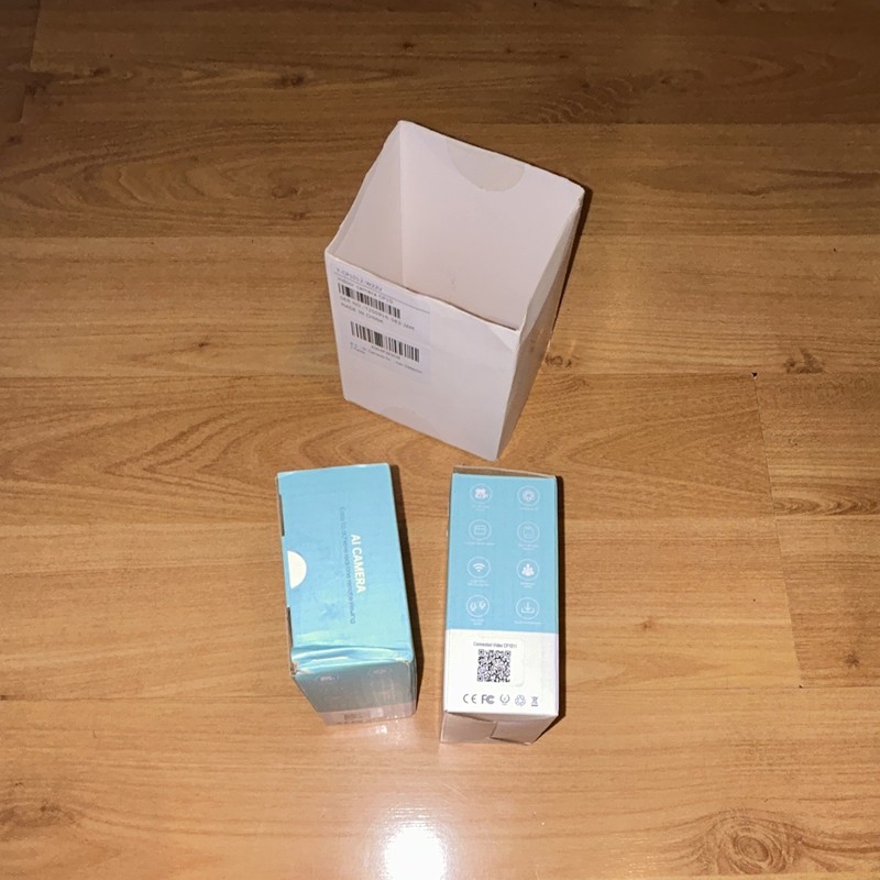 2-Pack CP10 2K Indoor Wi-Fi IP Cameras, Motion Detection, Alexa, Blue/White gallery
