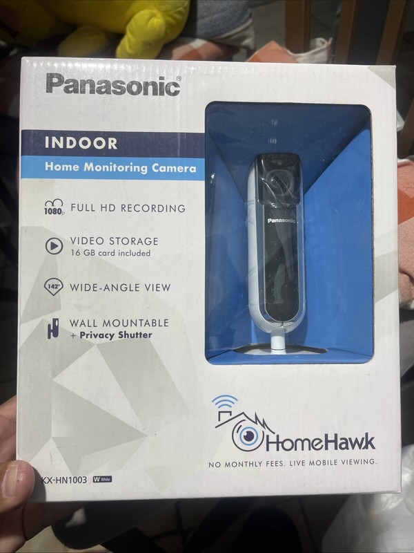 Panasonic Homehawk Indoor 1080p HD Smart Home Monitoring Camera With 16GB Micro