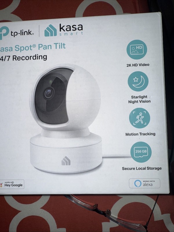 TP Link Tp-link Kc410s Kasa Spot Pan Tilt 24 7 Recording Retail 2K HD Night