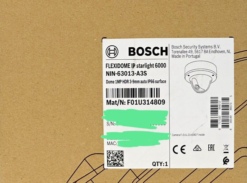 Bosch NIN-63013-A3S IP 6000 VR Dome 1MP HDR 3-9mm auto IP66 Flexidome Starlight gallery