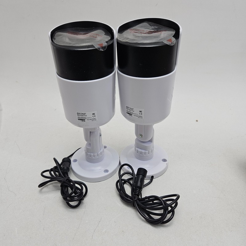 Lorex LWU3720-C 1080p Wireless Security Cameras Pair with Splitter Cable USED