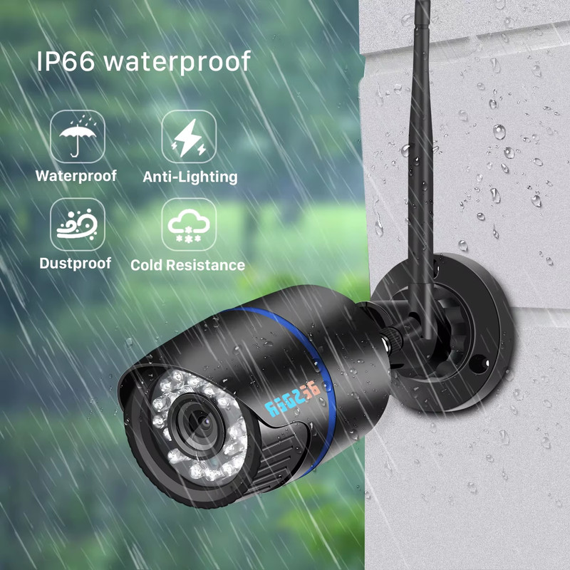 1080P HD IP Camera Wifi IR Night Vision SD Card Wireless Camera 2MP Audio Record gallery