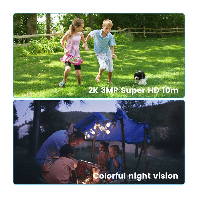 ieGeek Outdoor 4G LTE Cellular Security Camera Solar Battery Powered CCTV System gallery
