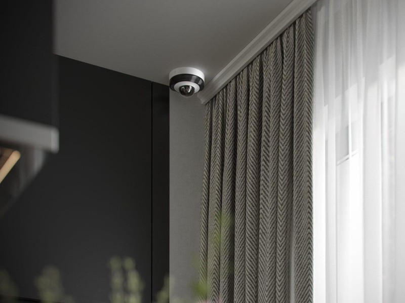 Ajax DomeCam Mini HL 8MP / 5MP Wired security IP camera Hybrid Ilumination gallery